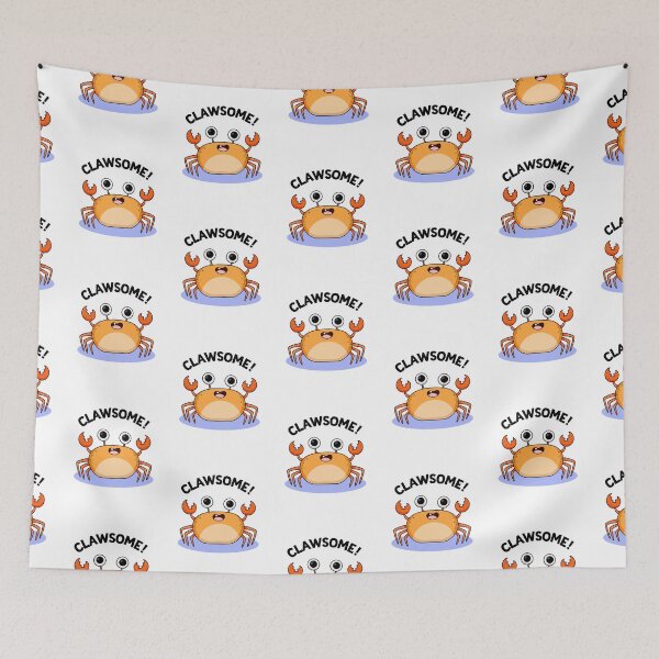 Item preview, Clawsome Funny Crab Puns  designed and sold by punnybone.