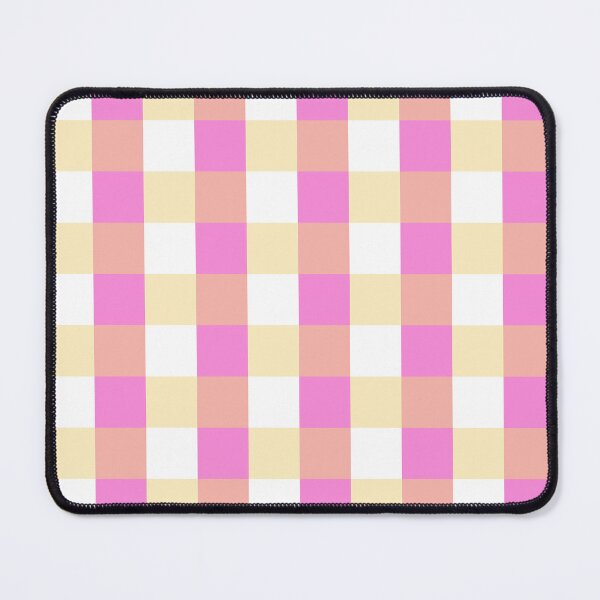 Item preview, Gingham Dreams - Pastel Pink and Yellow Plaid Pattern designed and sold by Lubellebubble20.