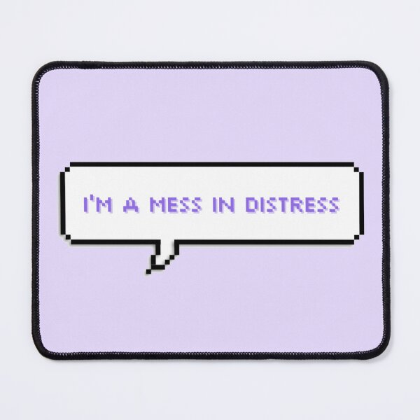 Item preview, Im a mess in distress - Lesserafim designed and sold by mrnart27.