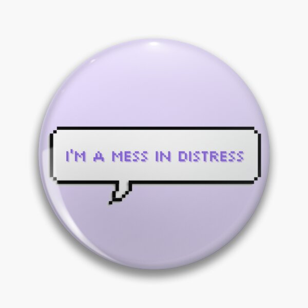Item preview, Im a mess in distress - Lesserafim designed and sold by mrnart27.