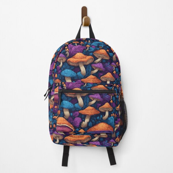 Item preview, Hallucinogenic Mushrooms Colorful Pattern designed and sold by SoccaTamam.