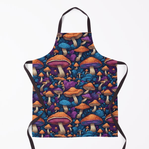 Item preview, Hallucinogenic Mushrooms Colorful Pattern designed and sold by SoccaTamam.