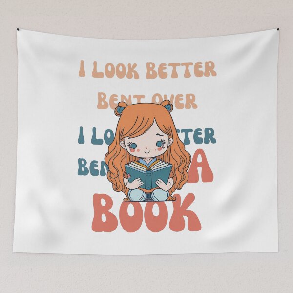 Item preview, I Look Better Bent Over a Book designed and sold by YrtemmyS.