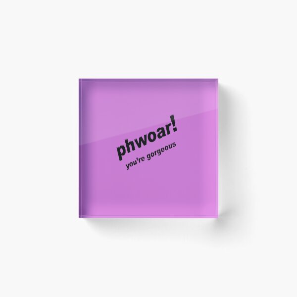 Item preview, Phwoar! You're Gorgeous Fun Text Black designed and sold by taiche.