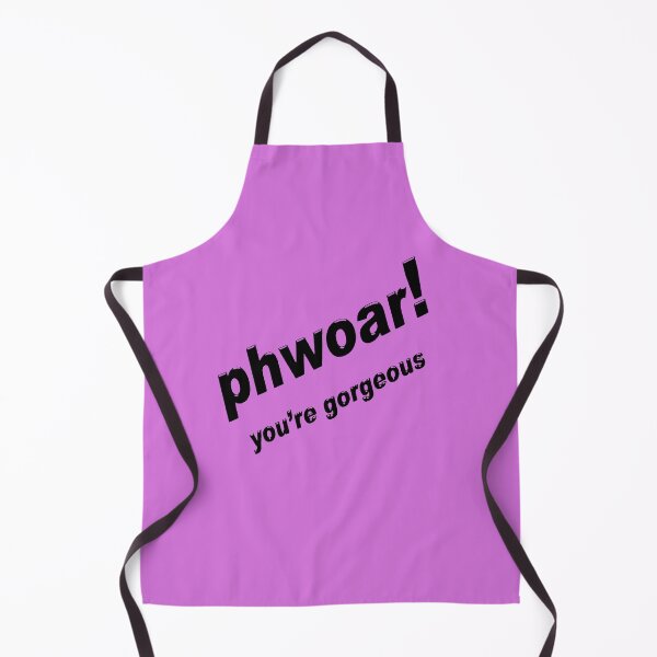 Item preview, Phwoar! You're Gorgeous Fun Text Black designed and sold by taiche.