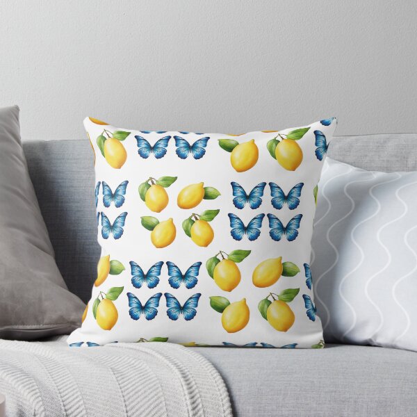Item preview, African Blue Pansy Butterflies And Yellow Lemons Collection designed and sold by PlanetArchive.