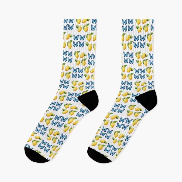 Item preview, African Blue Pansy Butterflies And Yellow Lemons Collection designed and sold by PlanetArchive.