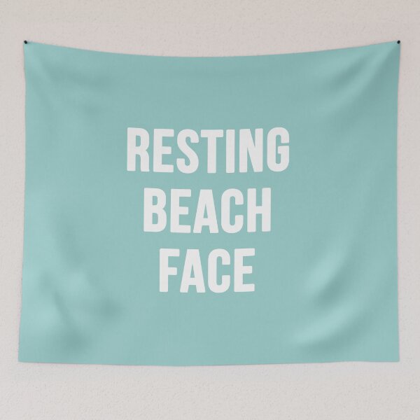 Item preview, Resting Beach Face designed and sold by Random Acts of Cotton.