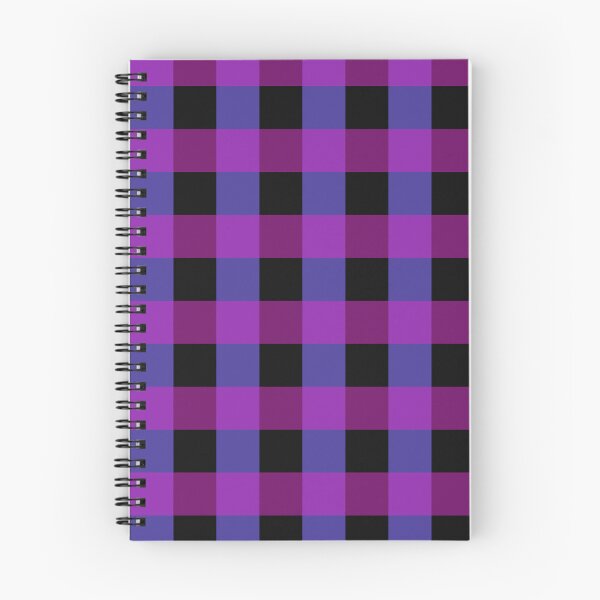 Item preview, Black and Purple Gingham Elegance - Plaid Pattern designed and sold by Lubellebubble20.