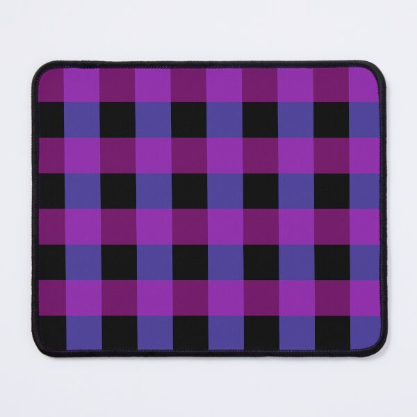 Item preview, Black and Purple Gingham Elegance - Plaid Pattern designed and sold by Lubellebubble20.