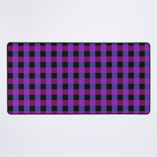 Item preview, Black and Purple Gingham Elegance - Plaid Pattern designed and sold by Lubellebubble20.