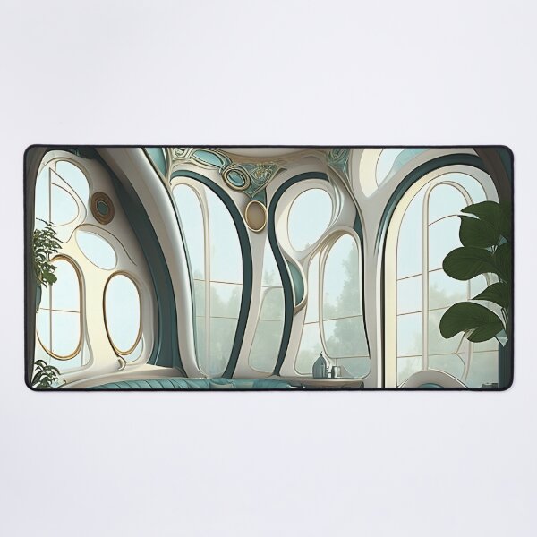Item preview, [AI Art] My future living room, Art Nouveau Style designed and sold by Sissle.