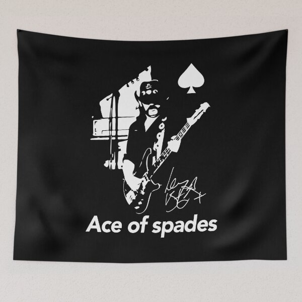 Item preview, Ace Of Spades T ,Kilmister Signed T designed and sold by ArtFashionSmith.
