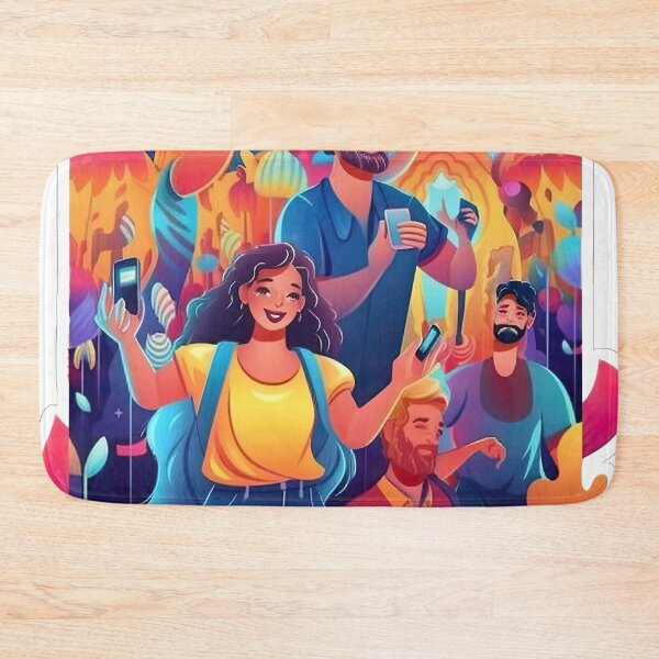 Item preview, Crowd of people having fun designed and sold by abmkf.