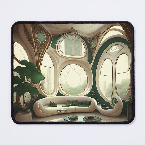 Item preview, [AI Art] My future living room, Art Nouveau Style designed and sold by Sissle.