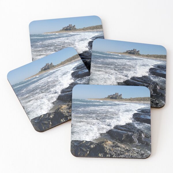 Item preview, Waves near Bamburgh Castle in Northumberland designed and sold by Richard Flint.
