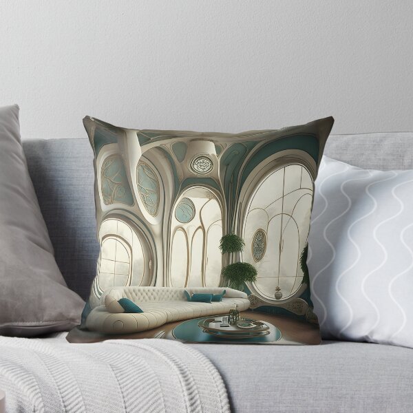 Item preview, [AI Art] My future living room, Art Nouveau Style designed and sold by Sissle.