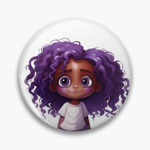 Item preview, Purple Hair Positivity designed and sold by Ourprettyshop.