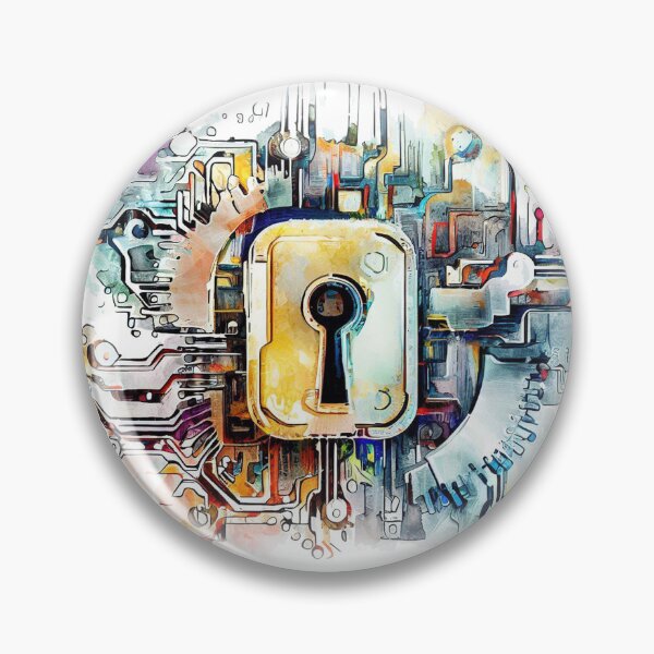 Item preview, tech padlock designed and sold by GaliFreak.