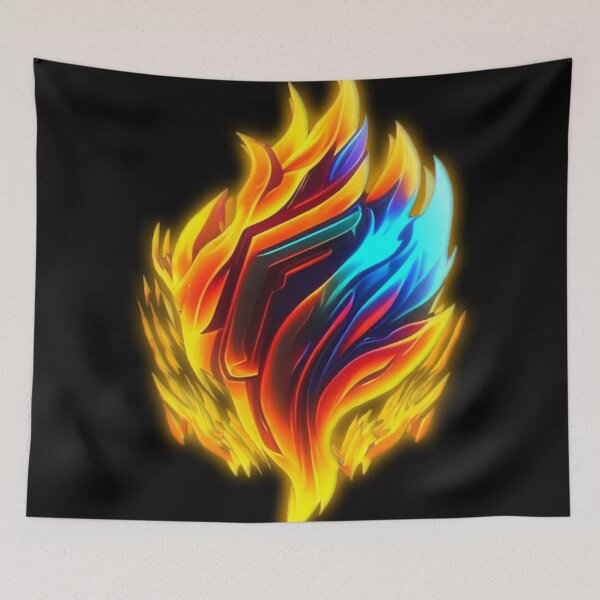 Item preview, neon fire designed and sold by Lolpaon.