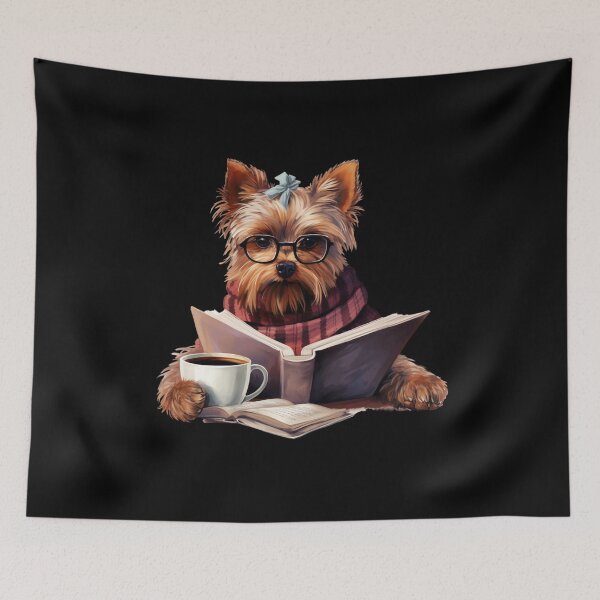Item preview, Cute dog reading designed and sold by Mateusz Majcherek.