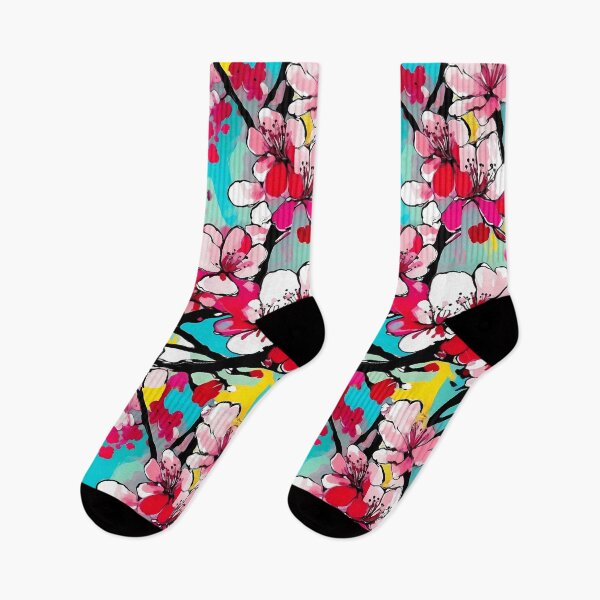 Item preview, Cherry Blossom Flower Abstract Art Floral Colorful Bright designed and sold by Pannyyy.
