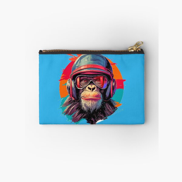 Item preview, Cool Antropomorphic Monkey Pilot with Retrofuturistic Helmet designed and sold by Nabucodonoshop.