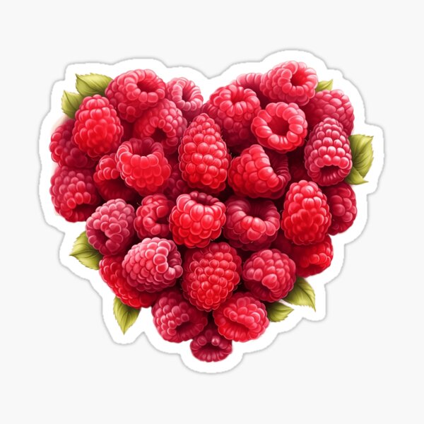 J'aime les framboises Sticker