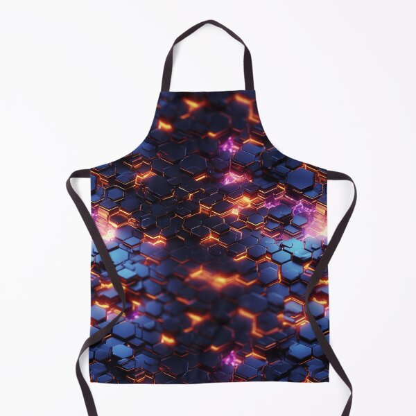 Item preview, Hexagon retro futuristic neon designed and sold by NikkofTime.