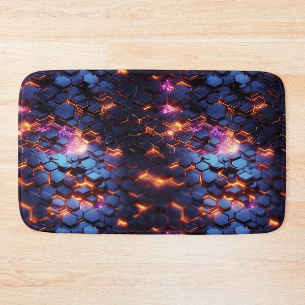 Item preview, Hexagon retro futuristic neon  designed and sold by NikkofTime.