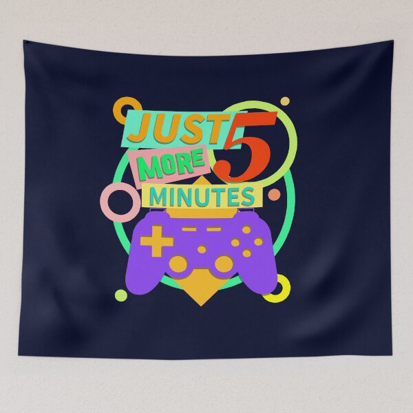 Item preview, just 5 more minutes (joypad) designed and sold by hayrpictures.