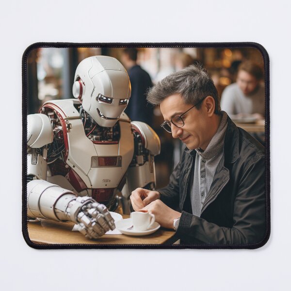 Item preview, Robotic Elderly Care Coordinator - Robotic Care Program Manager designed and sold by TheBrainArt.
