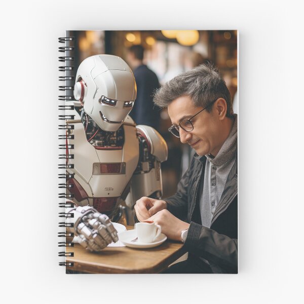 Item preview, Robotic Elderly Care Coordinator - Robotic Care Program Manager designed and sold by TheBrainArt.