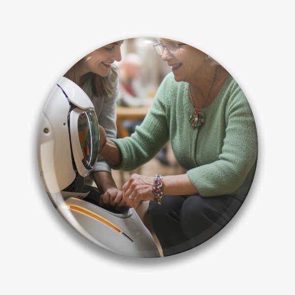 Artikelvorschau, Robotic Elderly Care Coordinator - Senior Care Robotics Coordinator entworfen und verkauft von TheBrainArt.