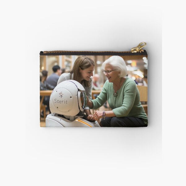 Item preview, Robotic Elderly Care Coordinator - Senior Care Robotics Coordinator designed and sold by TheBrainArt.