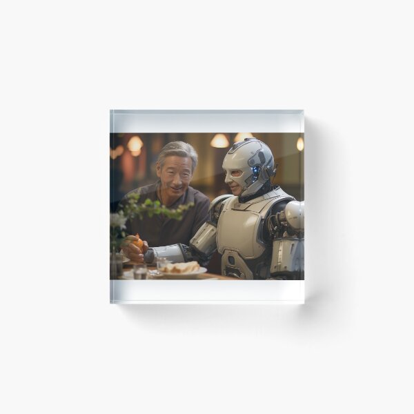 Artikelvorschau, Robotic Elderly Care Coordinator - Robo-Assisted Living Coordinator entworfen und verkauft von TheBrainArt.