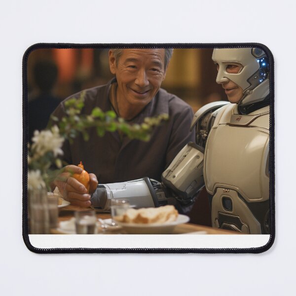 Item preview, Robotic Elderly Care Coordinator - Robo-Assisted Living Coordinator designed and sold by TheBrainArt.