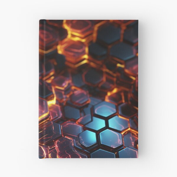 Item preview, Digital Hexagon Neon designed and sold by NikkofTime.