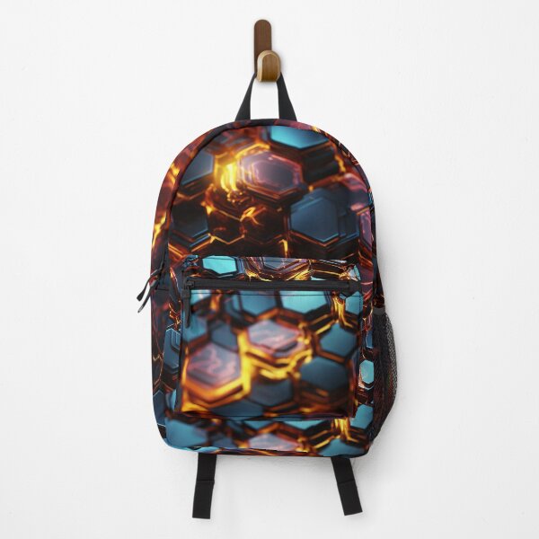 Item preview, Digital Hexagon Neon designed and sold by NikkofTime.