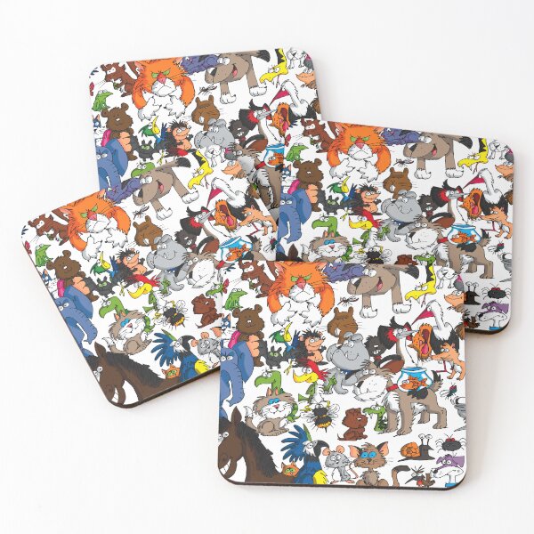Item preview, Busy Cartoon Animals designed and sold by designersaurs.