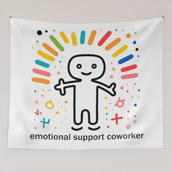 Item preview, Emotional Support Coworker designed and sold by TheHellSong.
