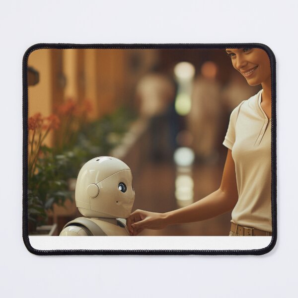 Item preview, Robotic Elderly Care Coordinator - Robot Companion Care Administrator designed and sold by TheBrainArt.