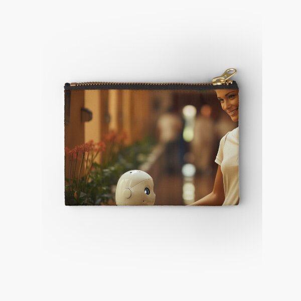 Item preview, Robotic Elderly Care Coordinator - Robot Companion Care Administrator designed and sold by TheBrainArt.