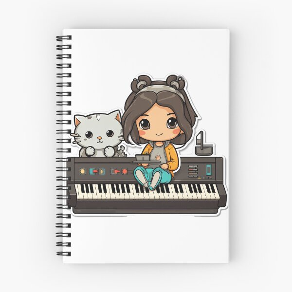 Item preview, Cat and Synth designed and sold by QuestingCloset.