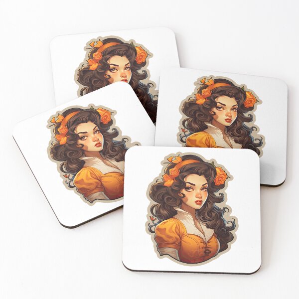 Artikelvorschau, European Queen European Princess Wearing Orange entworfen und verkauft von PrincessJessieJ.
