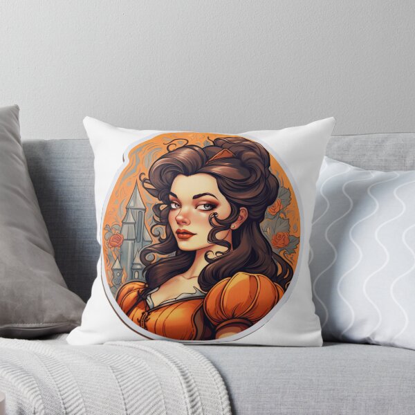 Item preview, European Queen European Princess Wearing Orange designed and sold by PrincessJessieJ.