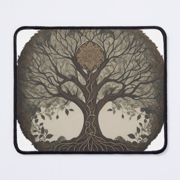Item preview, Vintage Tree Of Life Indian Mandala Style designed and sold by ArtOfMandala.
