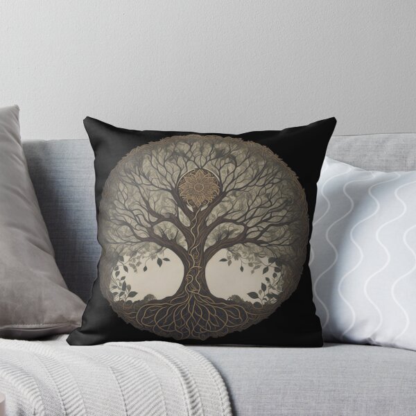 Item preview, Vintage Tree Of Life Indian Mandala Style designed and sold by ArtOfMandala.