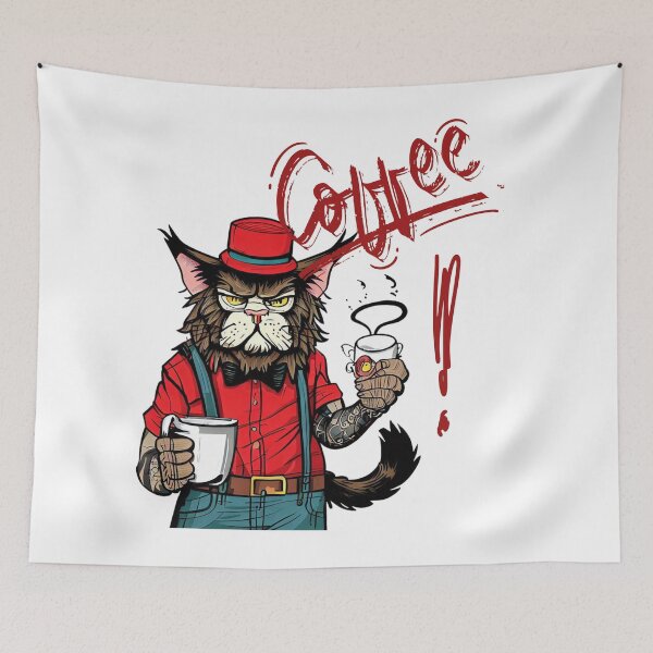 Item preview, Coffee! Bad-tempered forest tomcat wants coffee designed and sold by gringourmand.