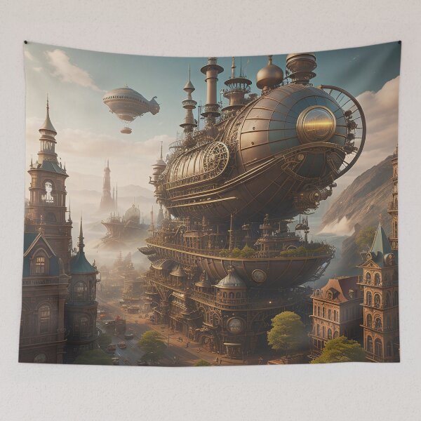 Item preview, Mechanical Metropolis designed and sold by RW Art Prints.